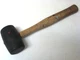 New 23 oz Rubber Mallet Hammer w/ Hickory Handle, USA, SK # 8723