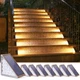 Outdoor Stair Lights 8 Pack Solar Step IP67 Waterproof 13 LEDs NIORSUN Bright