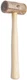 Garland 11002 Rawhide Mallet, Size-2 Wood Color 