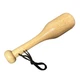 Aooboob Baseball Glove Mallet,One Piece Solid Construction Plain Wood