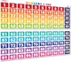 Sproutbrite Numbers 1-100 Chart - (39 X 27 Inch) Classroom Decor Decorations 