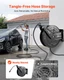 VEVOR 50 FT Pressure Washer Hose Reel, 4000 PSI, Retractable, Wall Mount
