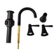 Moen 84023BL Ronan 8 in. Widespread Curved Bathroom Faucet - Matte Black