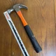 Plumb 11-402 16 oz. Curved Claw Hammer with Red Fiberglass Handle Rubber Grip !