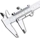 Spurtar Vernier Caliper Measuring Tool 6", 0-6Inch/0-150mm Manual Non... 