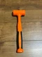 Snap-on HBFE24O 24 oz Soft Grip Dead Blow Hammer Orange 12-3/4" Length