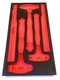 Snap On Tools USA Foam Tray 3 Piece Ball Peen Hammer Set HBBD16 HBBD24 HBBD32