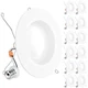 Sunco 12 Pack 6 Inch LED Can Lights, Retrofit Recessed Lighting, Smooth Trim,...
