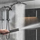 Veken 10" Luxurious All Metal Rain Shower Head with Handheld Spray Combo, High P