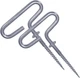 Stainless Steel Self Tapping Ice Anchors For Ice Shelters 2 Pack Traction Cleat