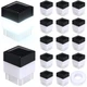 16 Pack Solar Fence Post Cap Lights 2In x 2In (5cm x 5cm) Solar Post Cap Fenc...