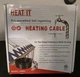 HEATIT JHSF1 Self Regulating Pre-Assembled Heating Cable 25-feet 120V New