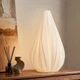 Table Lamp 12.5 Ceramic Dimmable Bedside White Warm Light Bulb RONDURE Modern