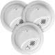 LOT OF 3 First Alert - BRK SMI100-AC  Hardwired Smoke Alarm with Battery Backup