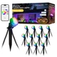 Outdoor Garden Lights 50ft 12 RGBWIC LEDs Waterproof Smart Enbrighten Vibe Home