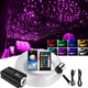 1000PC Car Home Headliner Star Light Kit Roof Twinkle Ceiling Lights Fiber Optic