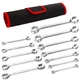 BILITOOLS 12-Piece Flare Nut Wrench Set, Metric  Standard, 12-Point Line Wren...