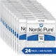 20x25x1 (Actual: 19_1/2x24_1/2) Nordic Pure Ultra MERV 16 Air Filters 24 Pack