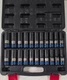 Seesii 1/2" Drive Deep Impact Socket Set, SAE & Metric (5/16"-15/16" &10-24mm)