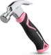 WORKPRO 8 oz Claw Hammer with Fiberglass Handle, All Purpose 8 oz, Pink 
