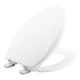 Bemis Toilet Seat,Elongated Bowl,White,14" W GR1200E4 000