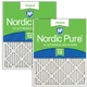 Breathe Cleaner Air - Nordic Pure 20x25x1 MERV 13 Filters 2 Pack