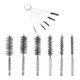 homfanseec 6 Pieces Stainless Steel Bore Brush and 5 free size, As Shown