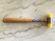 1 new NO-MAR #705 - 5oz Soft Double-Faced Hammer Mallet, Wooden Handle