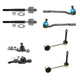 Mevotech Supreme Front Inner Outer Tie Rod Ends Sway Bar Link Kit for LS430