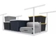 3' x 6' FLEXIMOUNTS Overhead Garage Storage Adjustable Ceiling Storage Rack 450#