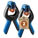 Spring Clamps Pair Easy Squeeze Woodworking Nylon Hand Rockler 57823 Small Bandy