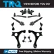 TRQ Control Arm Ball Joint Sway Link Tie Rod Steering Suspension Kit 12pc