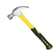 Yellow 11 oz Straight Rip Claw Hammer with Smooth Face Shock Reduction Grip H...