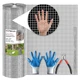 Hardware Cloth 1/2in 48x100ft 19 Gauge Galvanized Chicken Wire Mesh HOPERAN Inch