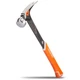 VANQUISH 17 oz Framing Hammer, Straight Claw Hammer with 17 oz, Orange