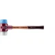 Halder 3017.060 Simplex Mallet with Soft Blue Rubber and Superplastic Inserts