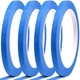 DOAY Blue Painters Tape 1/4 Inches x 30 Yards - Multi Surface Use 0.25",