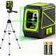 KOXOBET Green Cross Line Laser Level 100ft