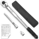 New Best XJX 1/2-Inch Drive Click Torque Wrench Set 10-160FT-LB/13.6-217.1Nm