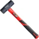 BLACK CANYON 4lb Sledge Hammer With 16 inch Fiberglass Handle, Heavy Duty Small 