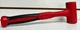 NEW Snap On 32oz Soft Grip Dead Blow Hammer (Red) HBFE32