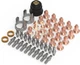 IPT40 45pcs Plasma Cutting Torch Tip Electrode Consumables for YESWELDER CUT65DS
