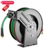 VEVOR Retractable Welding Hose Reel, 1/4-Inch x 50FT Twin Oxygen R Grade