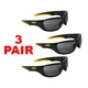 DEWALT DPG94-2D Dominator Smoke Lens Safety Glasses (3 PAIR)