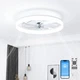 Volisun 24in Bladeless Ceiling Fan Light - Model 8225C-3K Dimmable