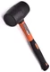 Edward Tools Rubber Mallet Hammer 16 oz - Durable Eco-friendly Black 