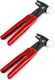 QWORK Heavy-Duty Wheel Weight Hammer Pliers, 2 Pack Tool for Installing and Remo