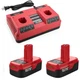 Battery 2Pack 4.0Ah C3 Lithium 19.2V Craftsman CRA-19.2 + Charger AYTXTG