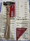 New Milwaukee 4 1/2&rdquo; Trim Square & 19 OZ Milled Face Hickory Hammer