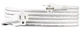 Amazon Basics Extension Cord, 10 Ft, 3 Prong Outlet Extender, White